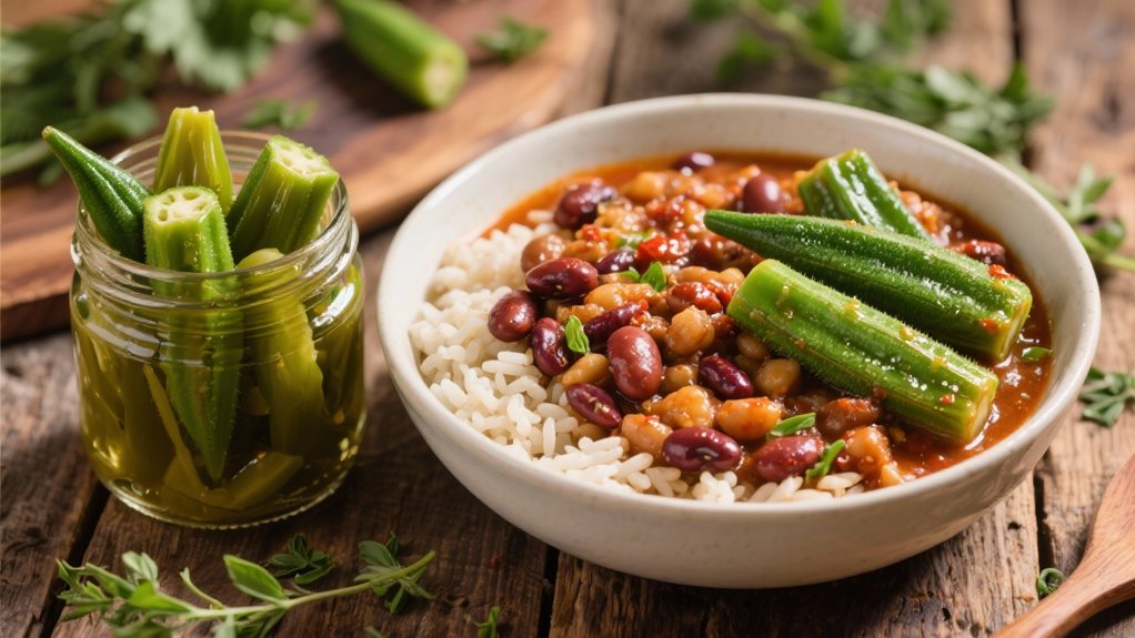 tangy pickled okra benefits