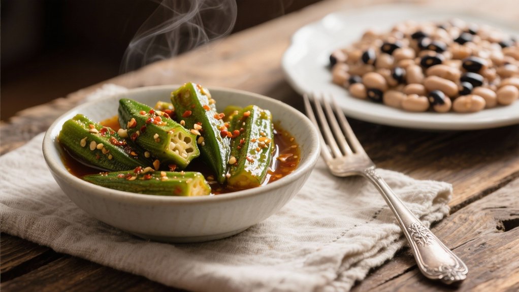 tangy pickled okra benefits