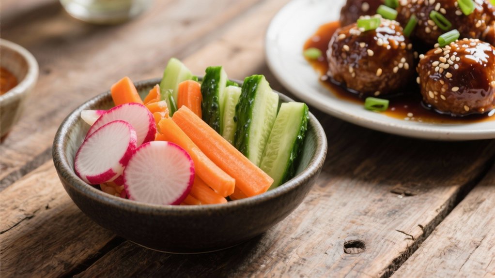 tangy pickled vegetable accompaniments