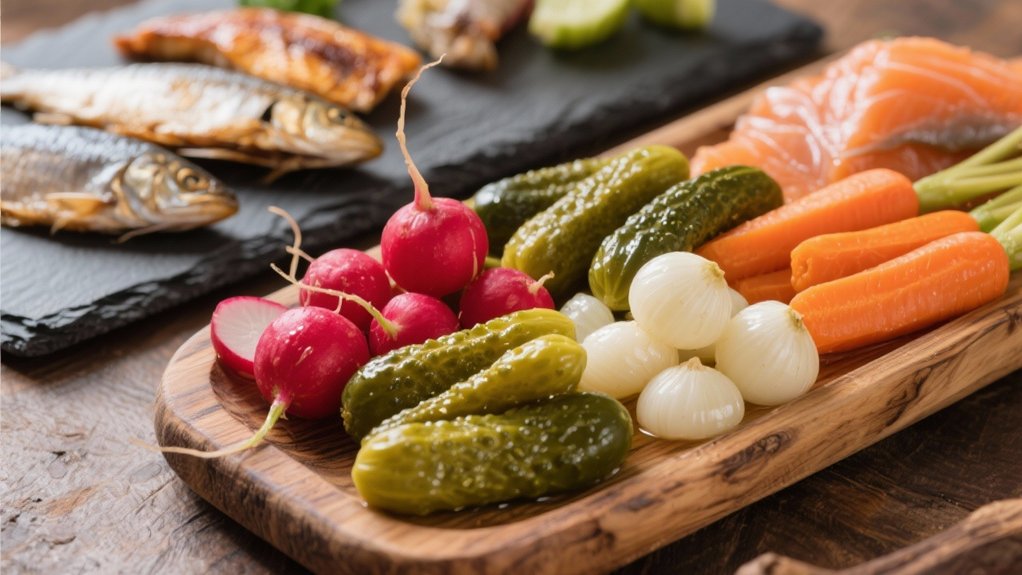 tangy pickled vegetable medley