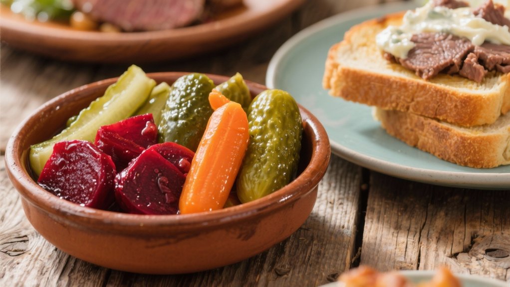 tangy pickled vegetable options
