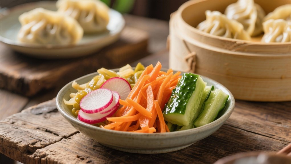 tangy pickled vegetable pairing