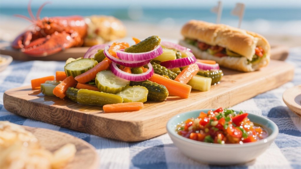 tangy pickled vegetable sides