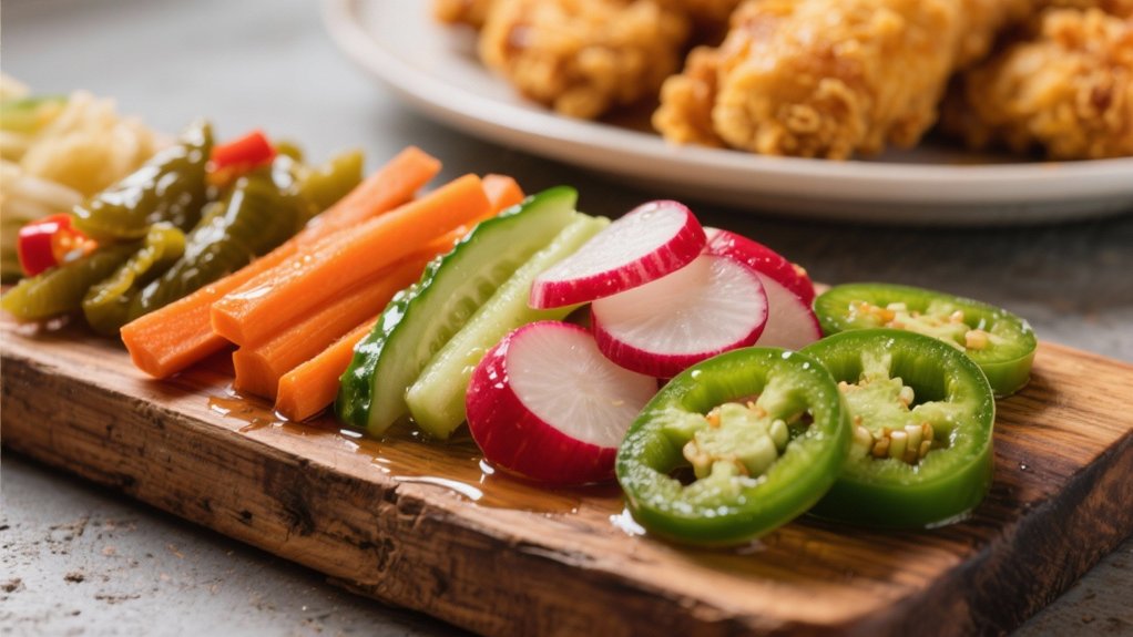 tangy quick pickled vegetable refresher