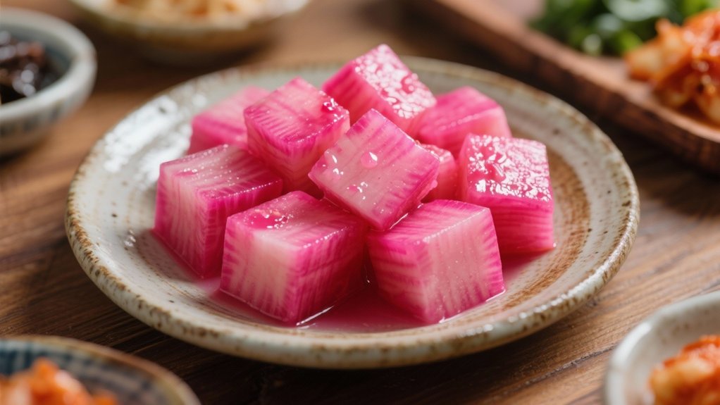 tangy rejuvenating pickled radishes