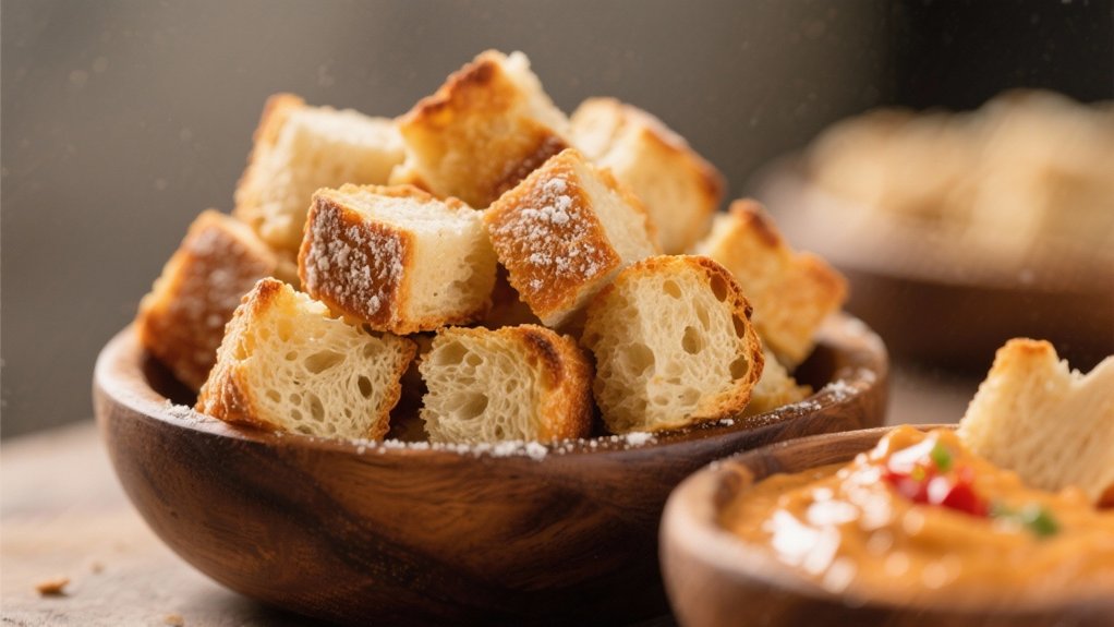 tangy sourdough bread cubes