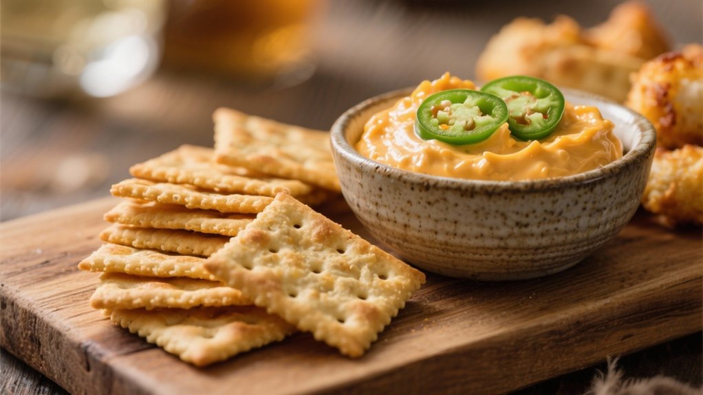 tangy sourdough cracker pairing