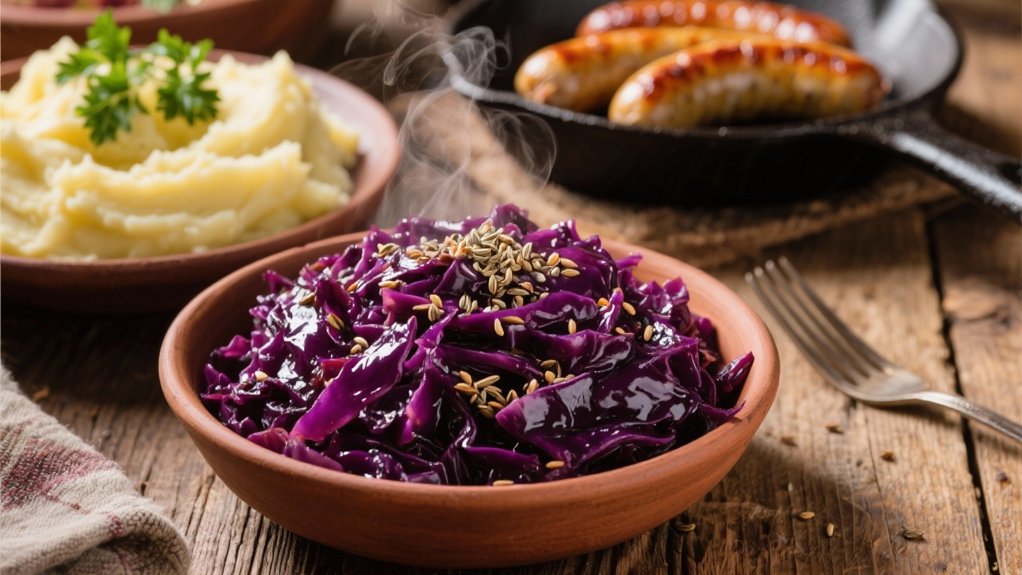 tangy sweet cabbage side