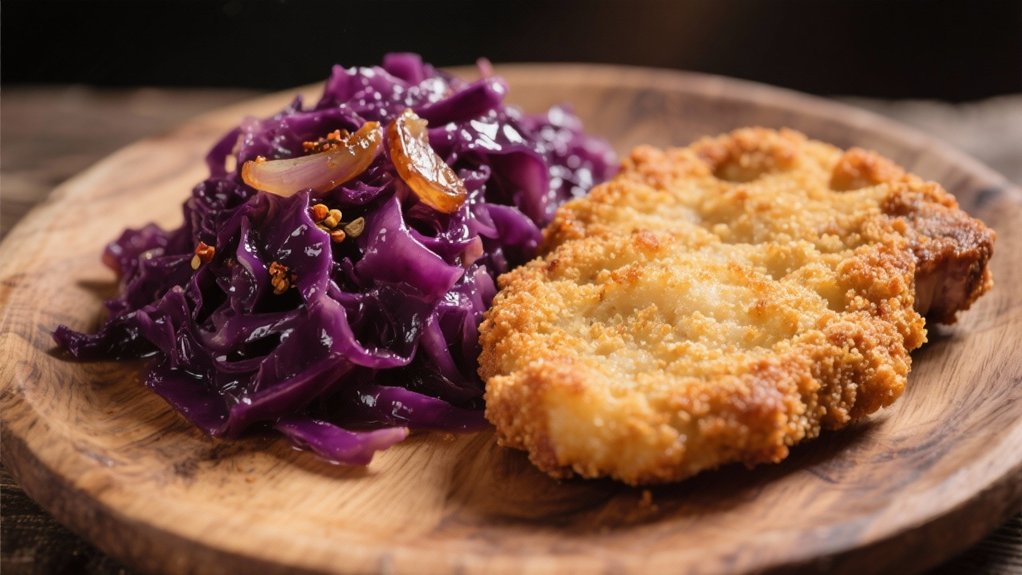 tangy sweet red cabbage