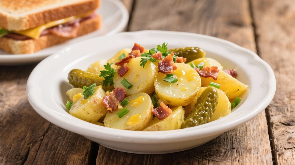 tangy vinegar based potato salad