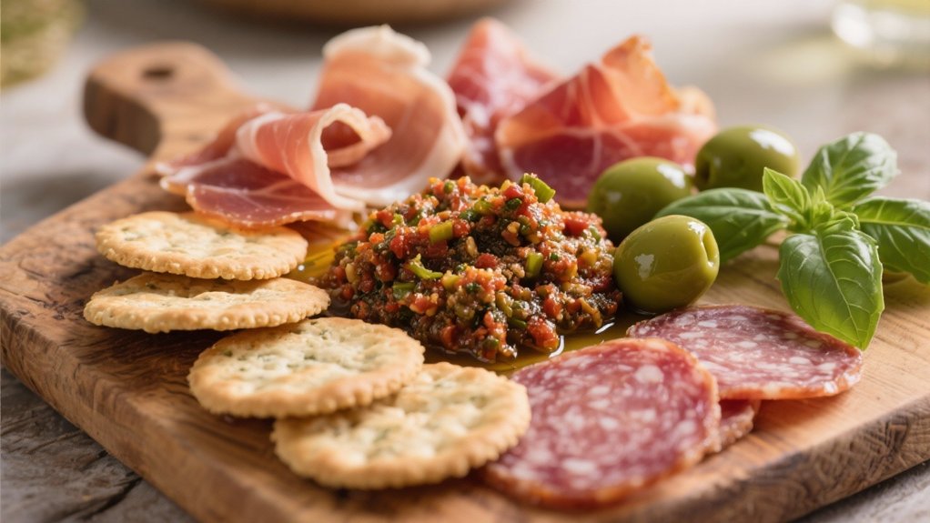 tapenade with cured meats