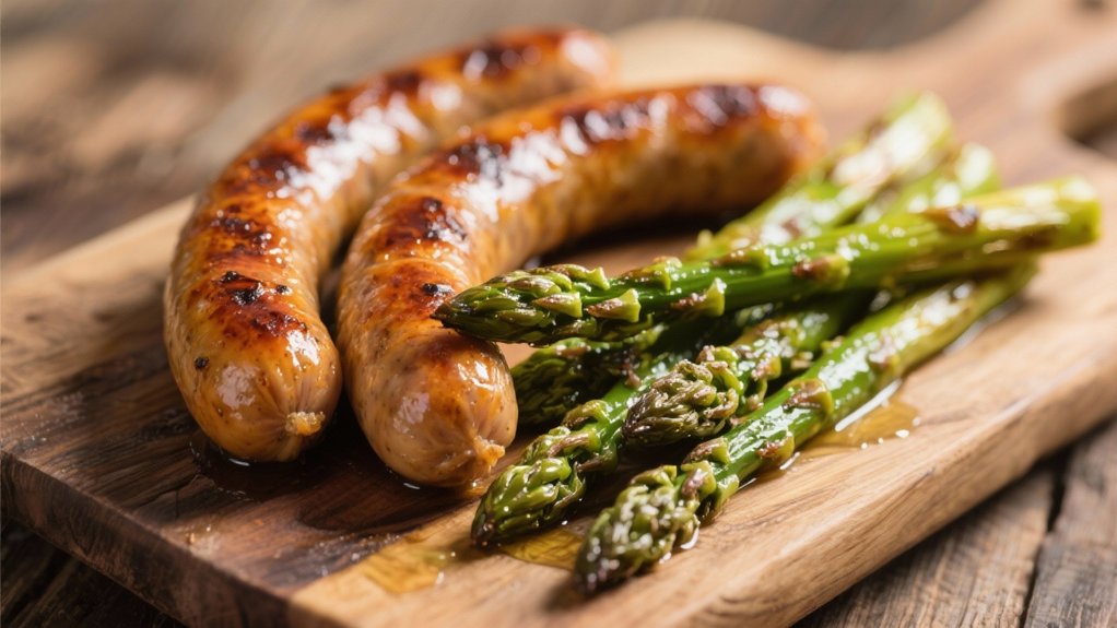 tender caramelized asparagus dish