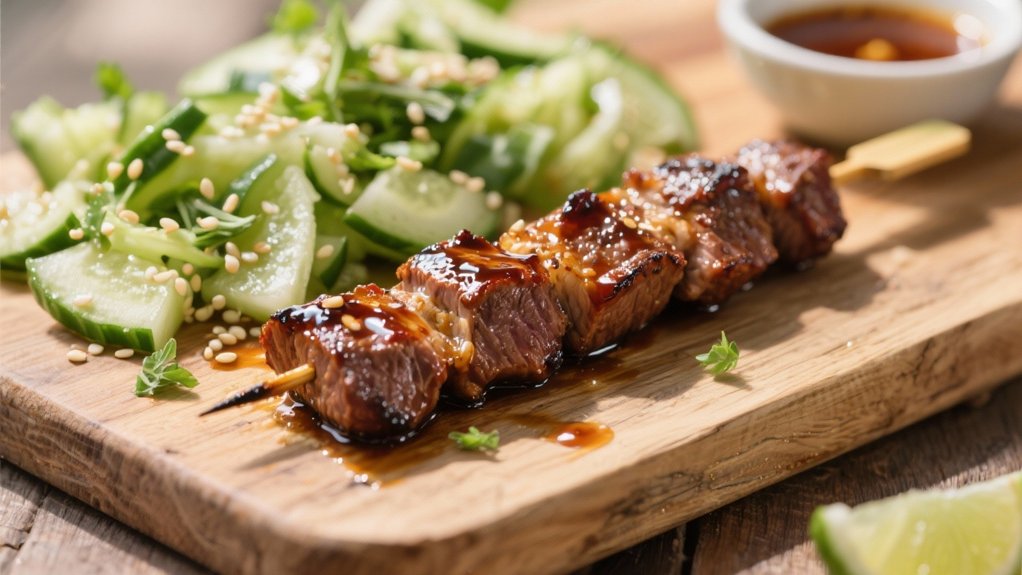 teriyaki beef skewers recipe