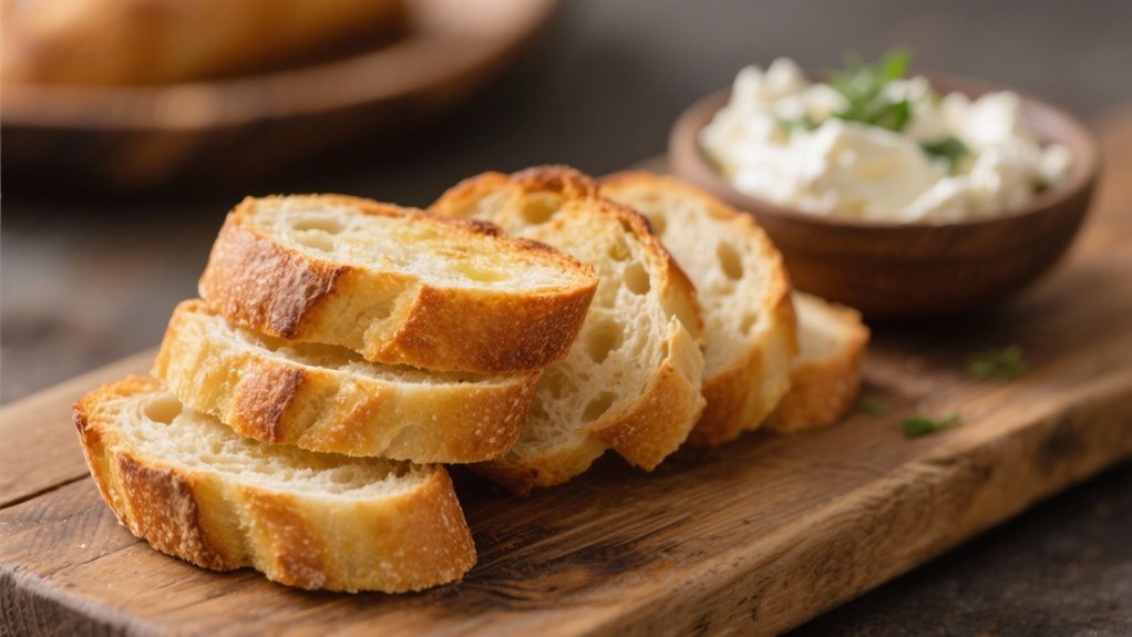 toasted baguette rounds recipe