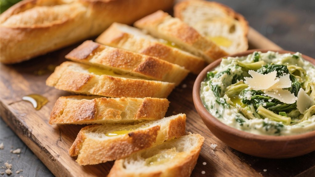 toasted baguette slice perfection