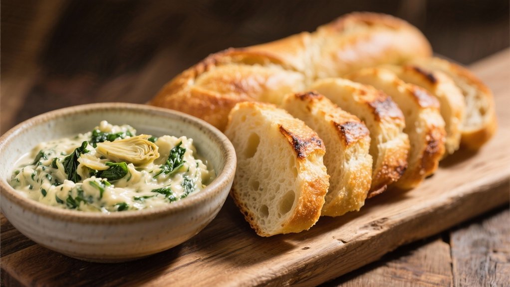 toasted baguette slice tips