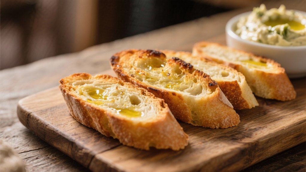 toasted baguette slices recipe