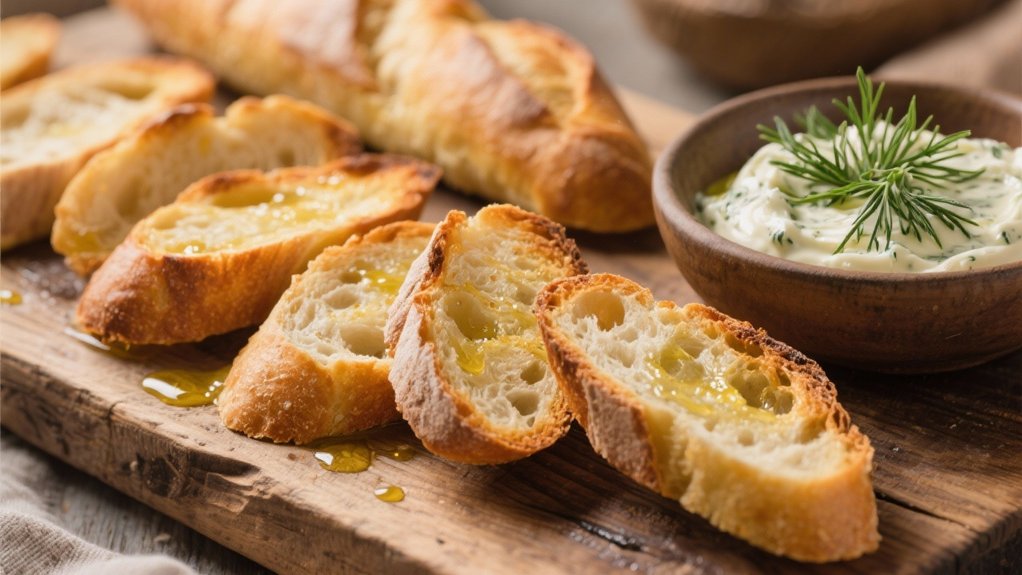 toasted baguette slices recipe