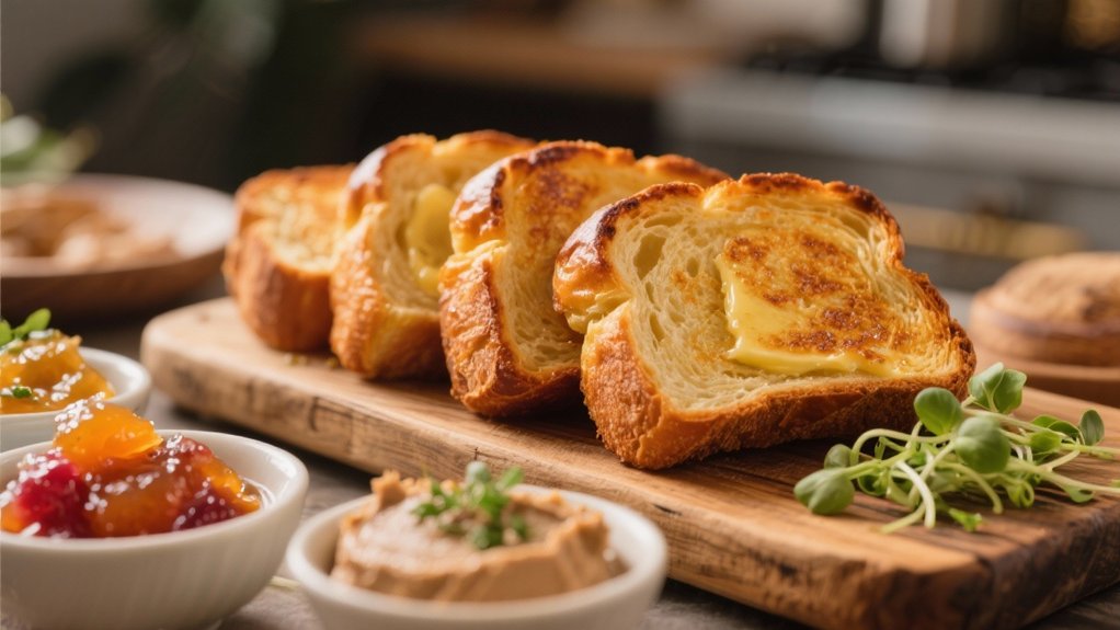 toasted brioche elevates p t