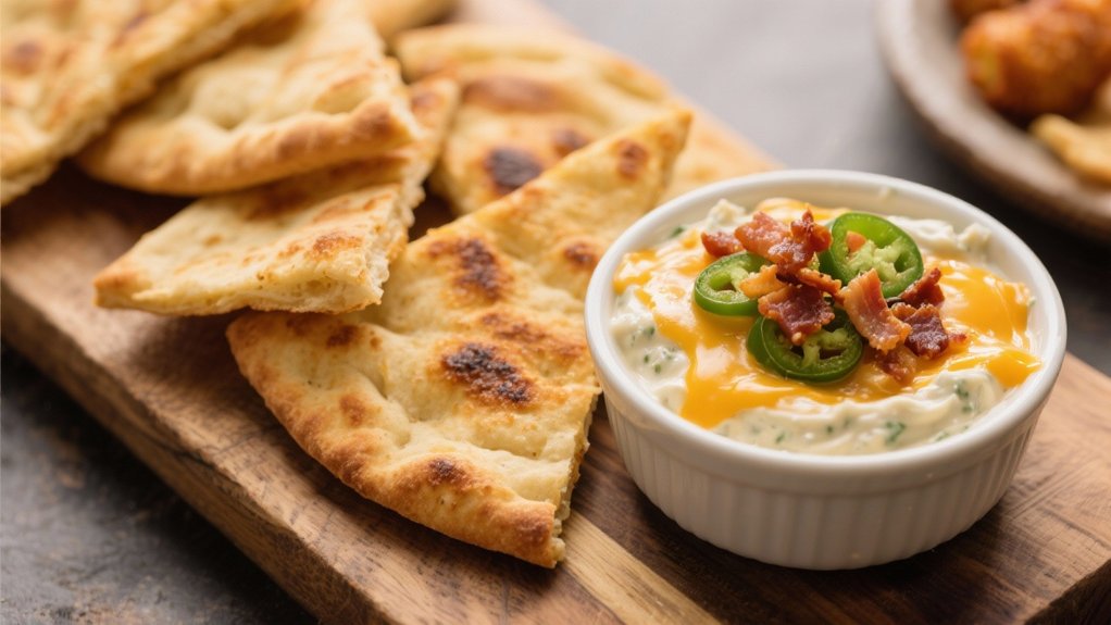 toasted flatbread dipping experience