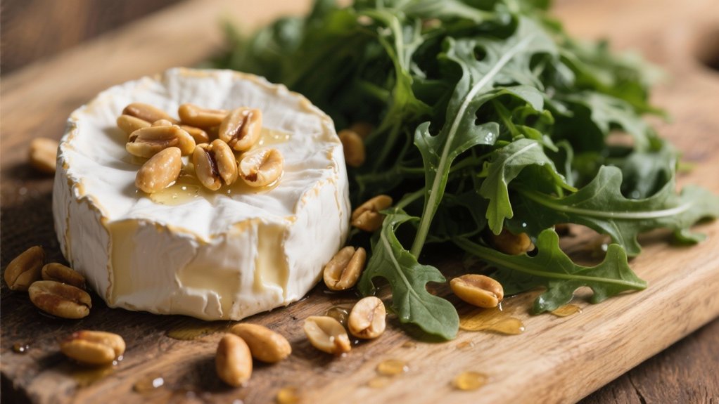 toasted salad with goat cheese