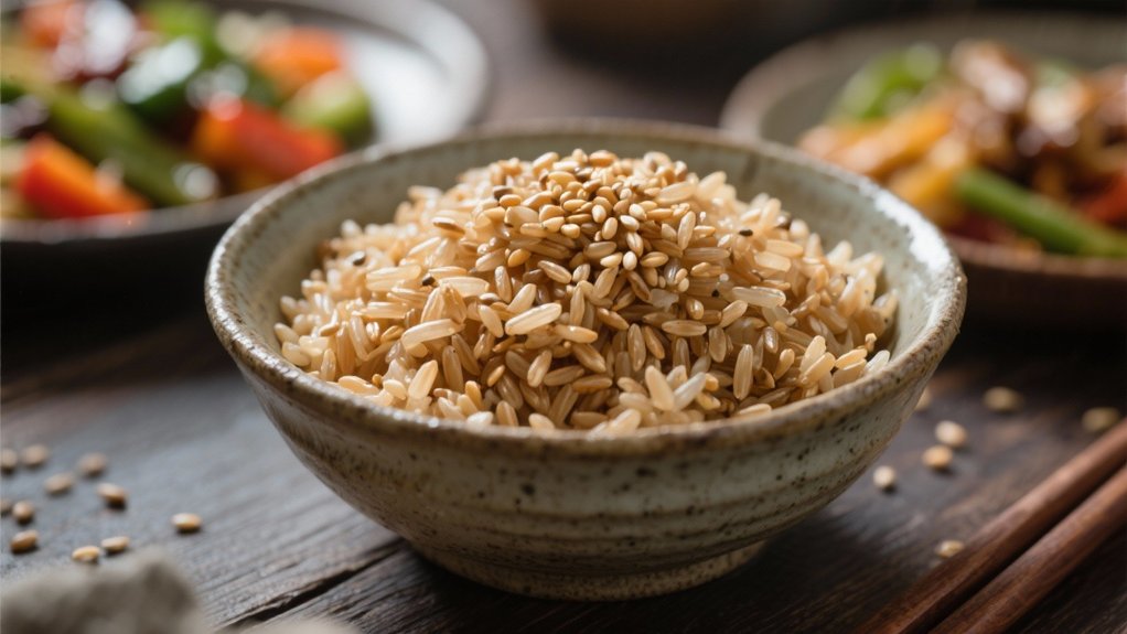 toasted sesame brown rice