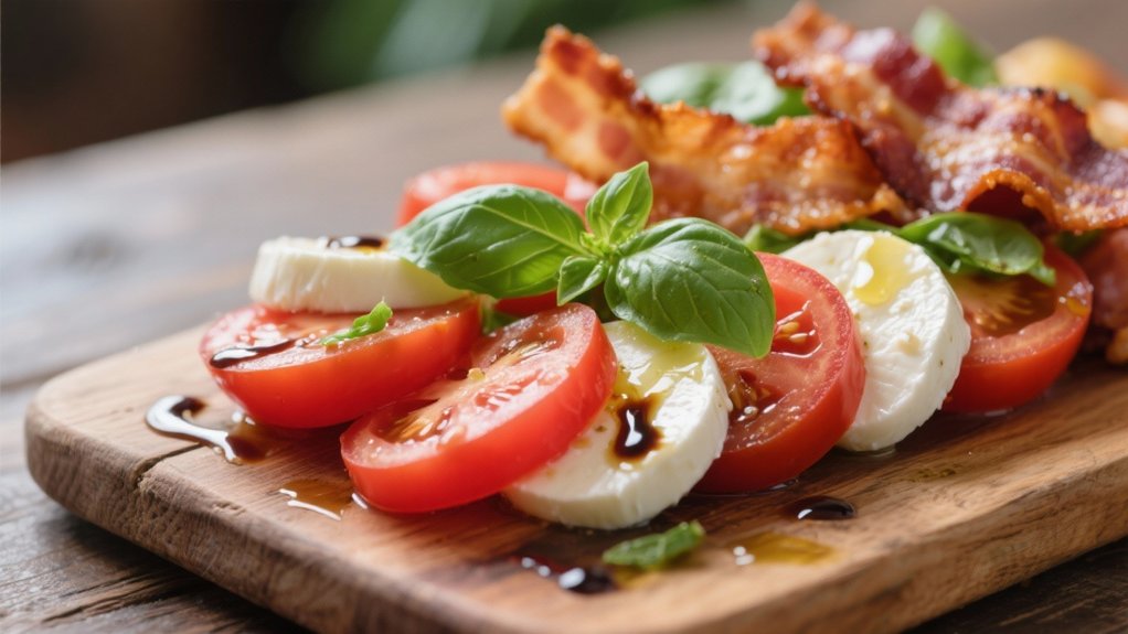 tomato mozzarella basil salad