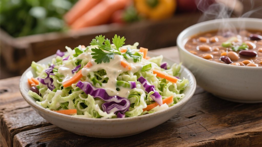 transform soup with coleslaw