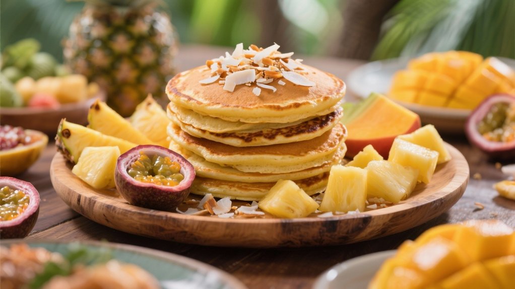 tropical coconut fruit delight