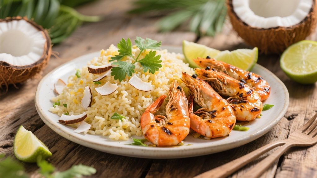 tropical coconut rice bliss