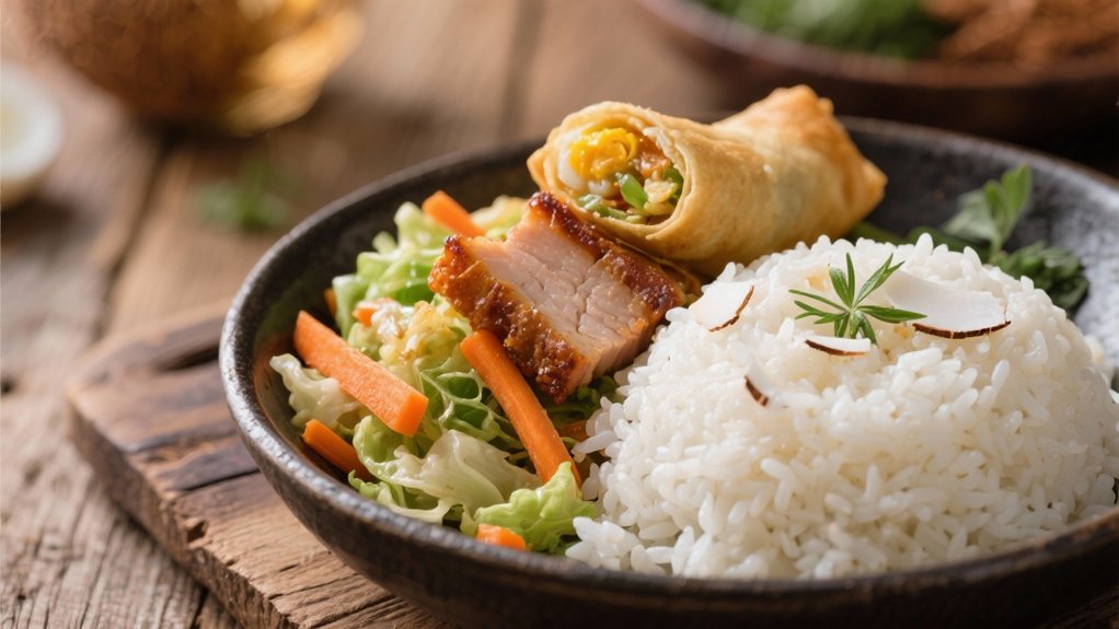 tropical coconut rice delight