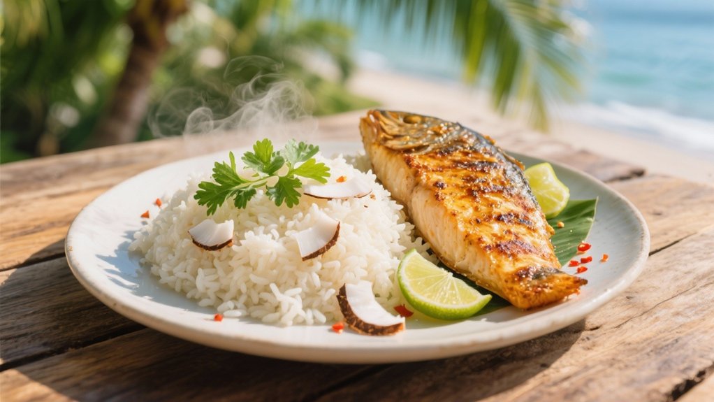 tropical coconut rice delight