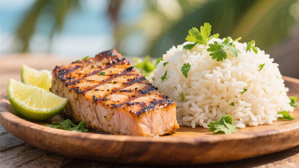 tropical coconut rice delight