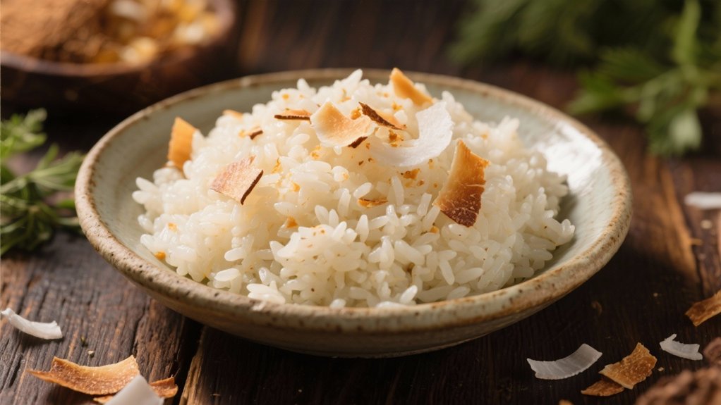 tropical coconut rice delight