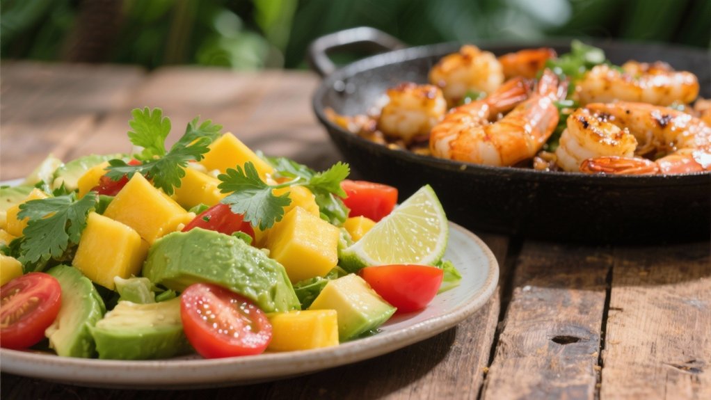 tropical creamy salad delight