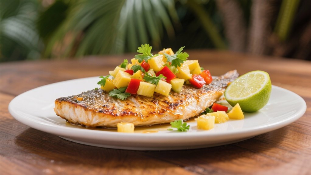 tropical fruit salsa burst