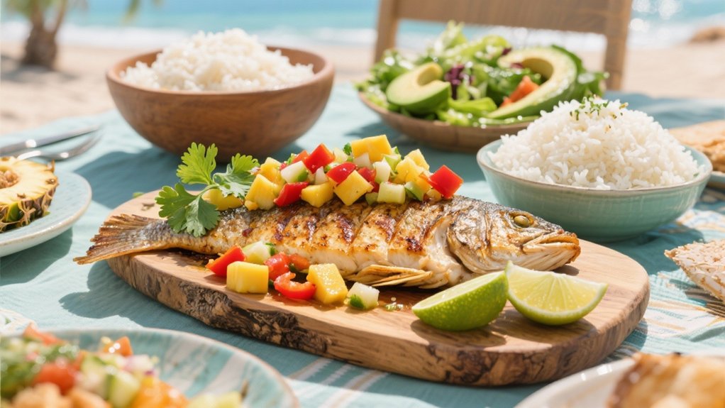 tropical fruit salsa preparation