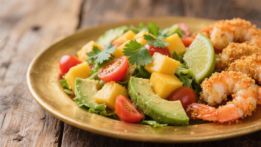 tropical mango avocado salad
