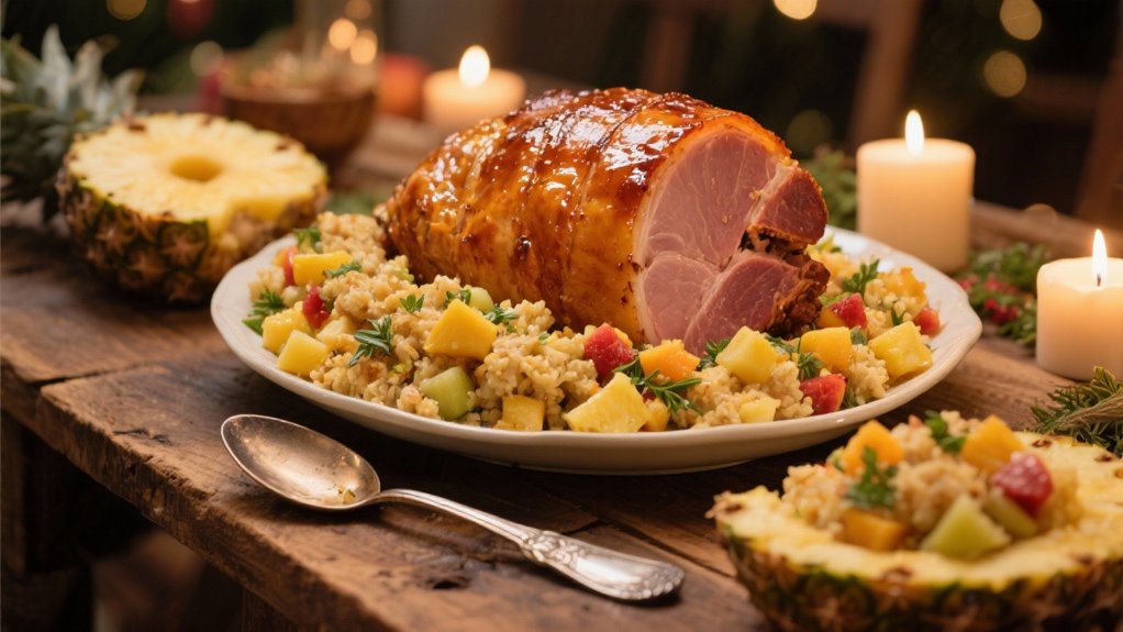tropical pineapple bread stuffing