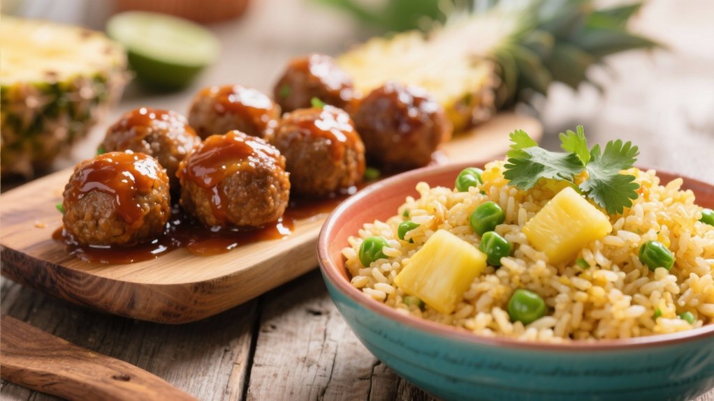 tropical pineapple fried rice