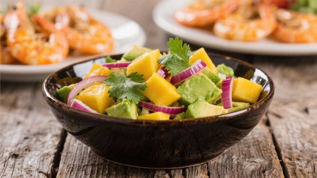 tropical shrimp salad pairing
