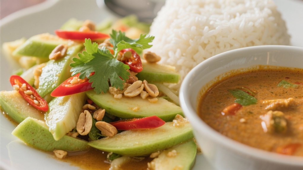 tropical thai mango salad