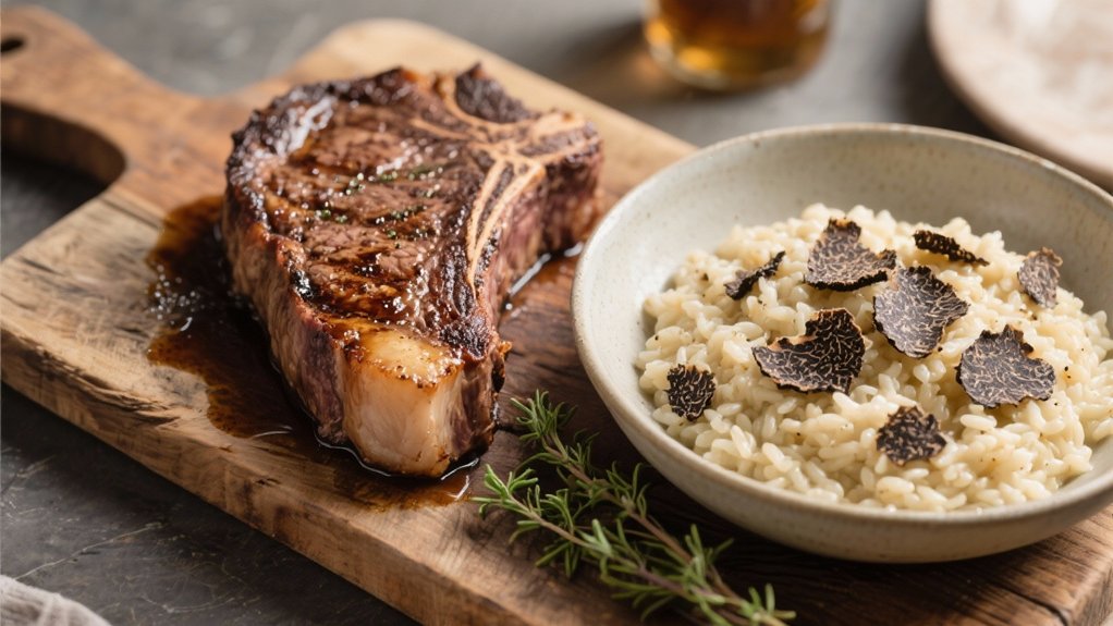 truffle infused creamy risotto
