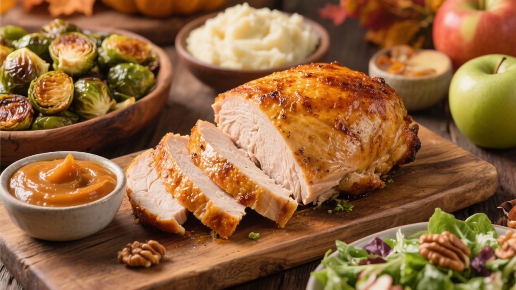 turkey breast with apple butter