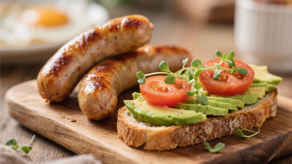 turkey sausage avocado toast