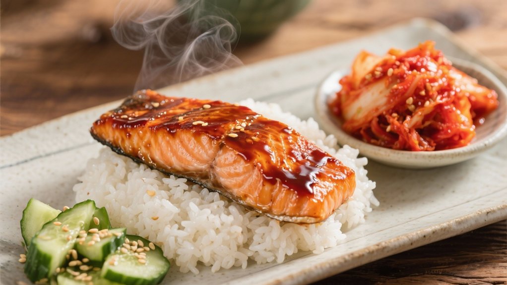 umami rich glazed salmon delight