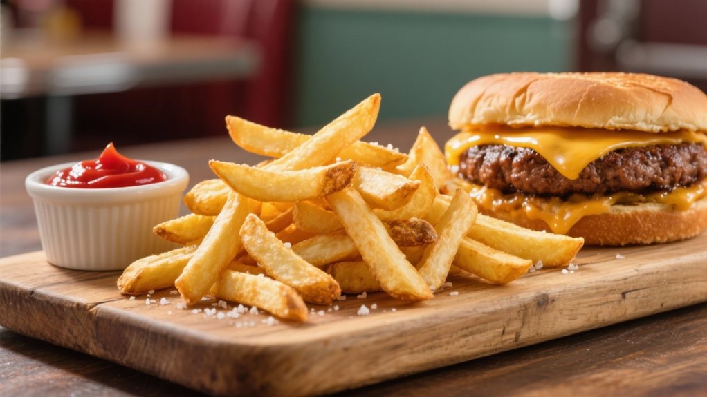 versatile fries with sauces