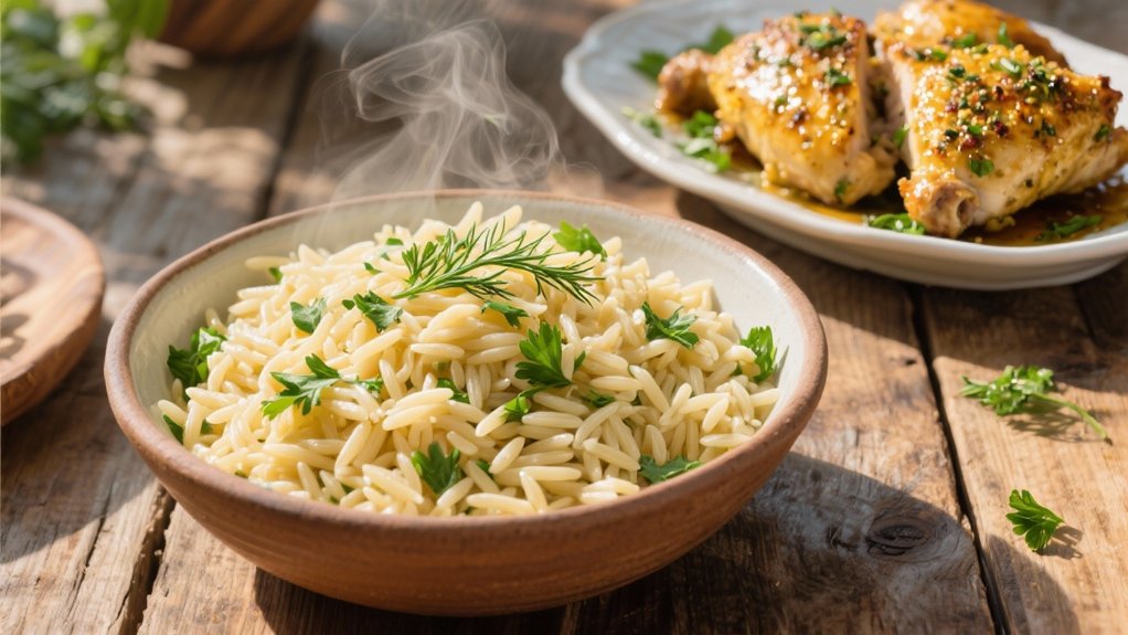 versatile herbed orzo pasta
