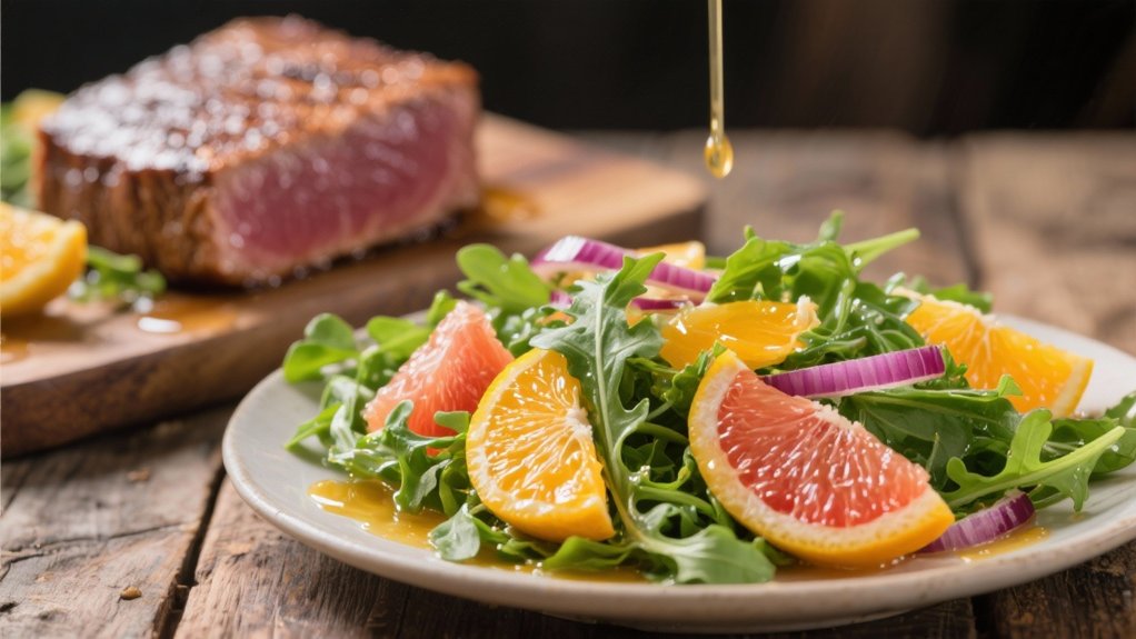 vibrant arugula citrus salad