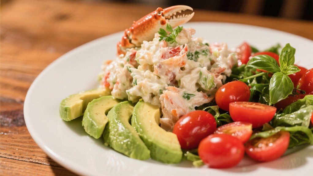 vibrant avocado tomato salad